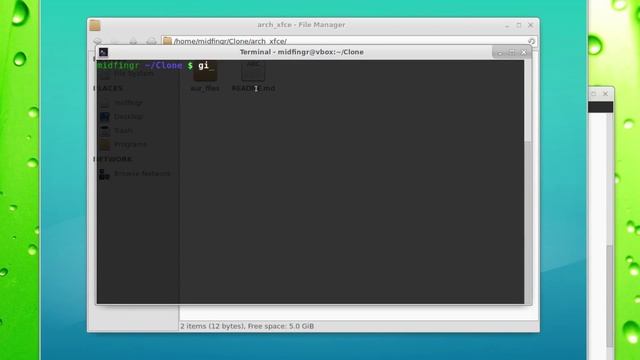 Clone Arch Xfce Desktop using GitHub смотреть онлайн