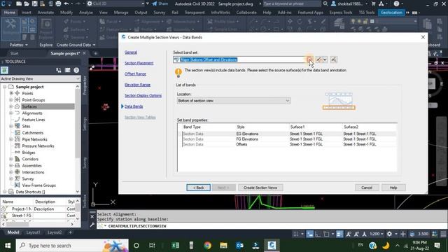 How To Create And Edit Cross Sections In Civil 3D