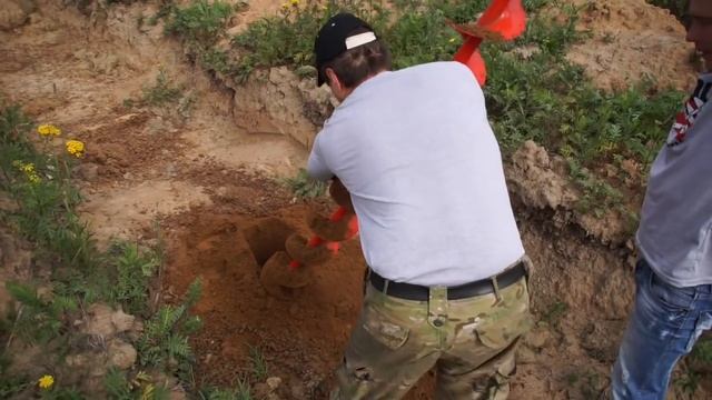 Мотобур Iron Mole E73 Tandem смотреть онлайн