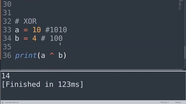 XOR Bitwise Operator - Python | Python Tutorial for Beginners | Advance Python | CodeWithRonny смотреть онлайн