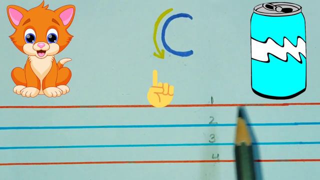 Write The Lowercase Letter 'c'| Lowercase Writing For Kids| Easy to difficult level letter formatio смотреть онлайн