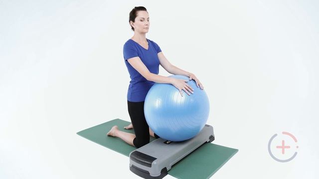 Тренировка брюшных мышц в положении стоя на коленях. (Abdominal crunch in two point) смотреть онлайн