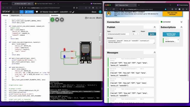 Build an IoT System with ESP32, MQTT & MicroPython (4) смотреть онлайн