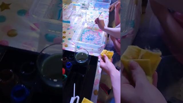 Мастер-класс Эбру "Волшебные картины" смотреть онлайн