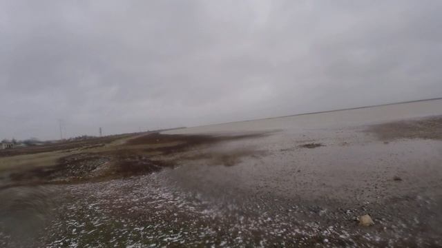 Крым с. Чайкино / Залив Сиваш зимой смотреть онлайн