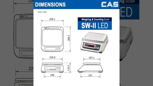 CAS SW II Electronic Weighing Scale - Retail Weighing Solution смотреть онлайн
