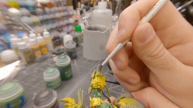 Happy Orktober! Let's celebrate by painting an Ork Warboss with a Bad Moons yellow Paint Scheme смотреть онлайн