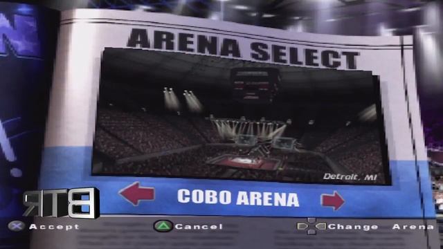 (Showdown Legends of Wrestling)Arena Select Screen смотреть онлайн