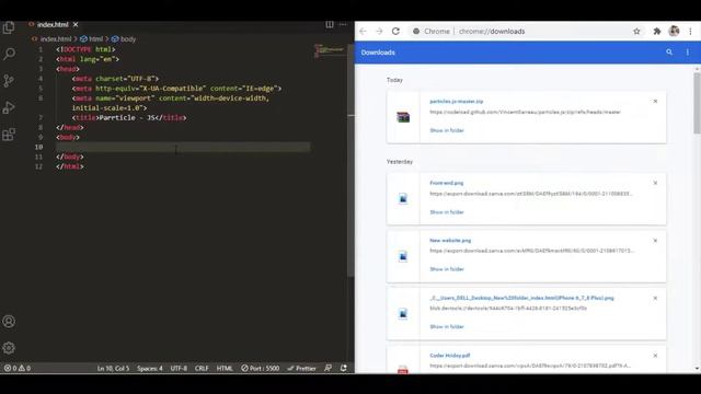 How to use particles JS | #javascript #animation #tutorial смотреть онлайн