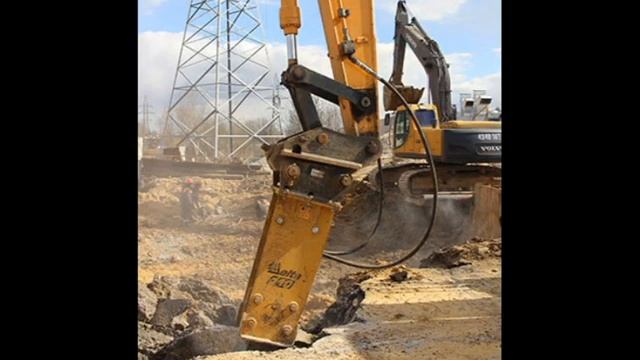 MIX Молоты гидравлические F-10 на экскаватор до 18т смотреть онлайн