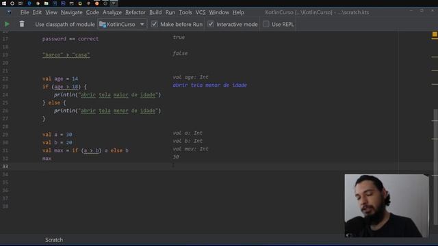 KOTLIN: IF ELSE INLINE E VARIAÇÔES (PT-BR) смотреть онлайн