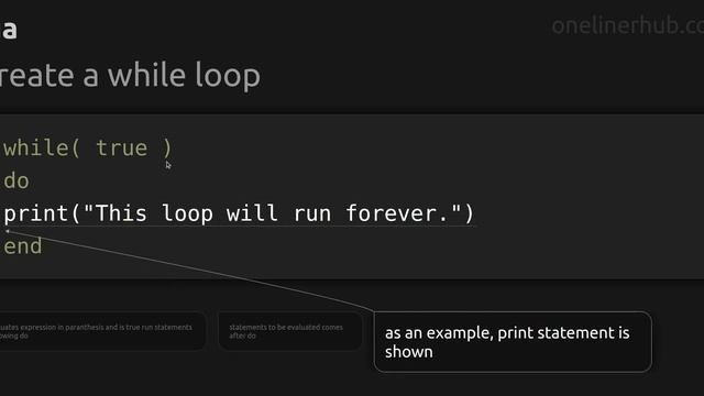 Create a while loop #lua смотреть онлайн