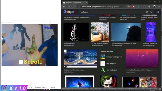 Hand Gesture Control | Mouse Cursor, Scroll, Volume | Opencv | Mediapipe смотреть онлайн
