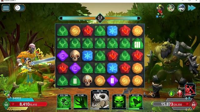 Puzzle Quest 3 Adventure Mode The Deep Mines Day 1 Hardest Difficulty смотреть онлайн