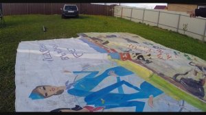 Копаем дачный пруд/ Пруд из пленки/Клеим пленку в пруд (Часть 2)