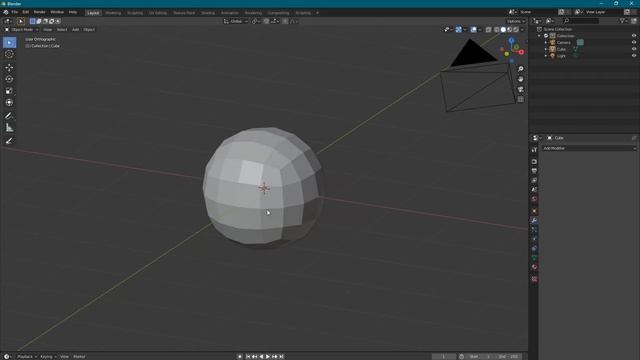 Урок Модификатор Subdivision surface в Blender 2.83 [blender 3d уроки] смотреть онлайн