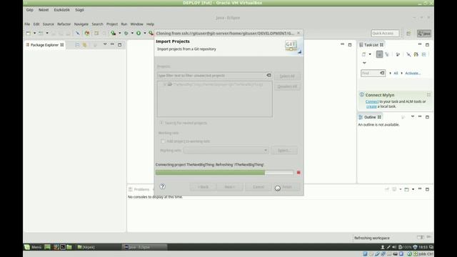 develoSapiens - Java Project Environment Deploying System -- importing project into Eclipse IDE смотреть онлайн