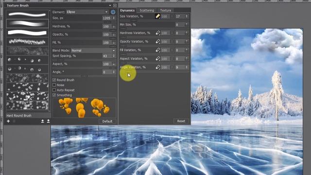How to Use Brush Editor in AliveColors. Part 3: Texture Brush смотреть онлайн