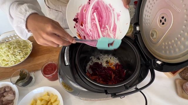 Борщ в мультиварке смотреть онлайн