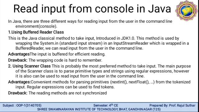 3 OOP1 UNIT 1 L3 JAVA COMMENTS | PROF.RAJUL SUTHAR смотреть онлайн