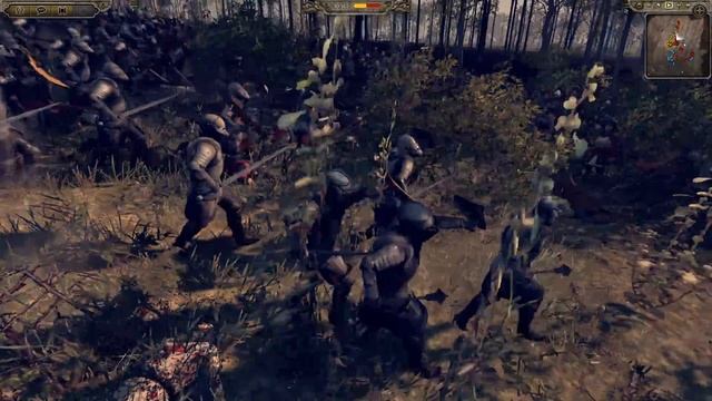 BATTLE IN THE FOREST - Medieval Kingdoms Total War 1212AD Gameplay смотреть онлайн