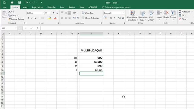 Como MULTIPLICAR no Excel com Facilidade | Passo a Passo смотреть онлайн