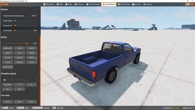 BeamNG.Drive: How to use different Gravity? смотреть онлайн