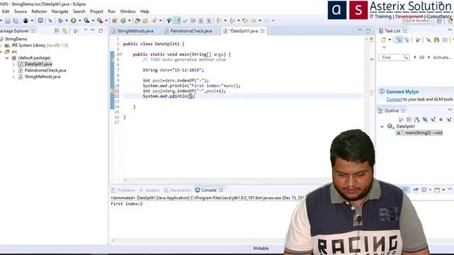 Splitting Date into Day,Month and Year using substring and split() in Java String | Asterix Solutio смотреть онлайн