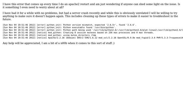 DevOps & SysAdmins: Python version mismatch, expected '2.6.5+', found '2.6.6' смотреть онлайн