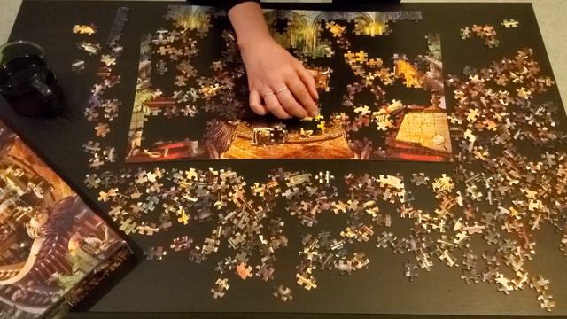 Antique Library 500 pieces Educa puzzle смотреть онлайн