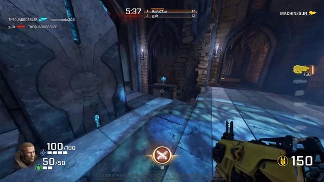 Quake Champions Beta 1st time trying B J Blazkowicz смотреть онлайн