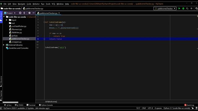 Algo Challenges | Palindrome Check | Java | Python смотреть онлайн