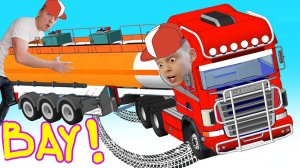 Как ЕДЕТ и Паркуется БЕНЗОВОЗ в Car Parking Геймплей от Игорюшины ИгрУши