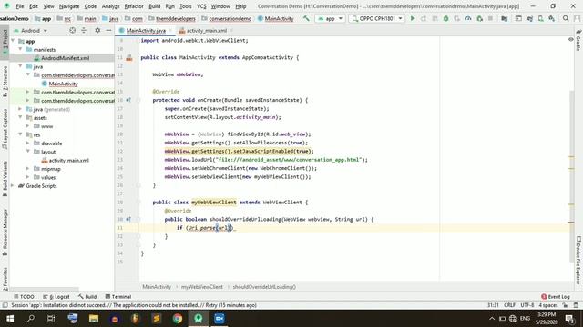 How to create Android app using HTML, CSS & JS in Android Studio without CORDOVA | MD TECH смотреть онлайн