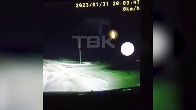 Метеор сгорел в небе над Красноярском смотреть онлайн