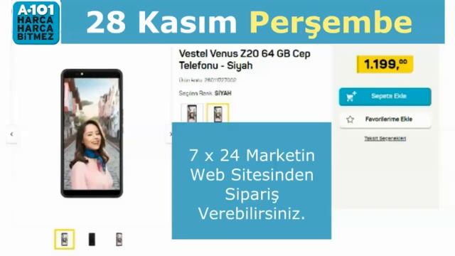 A101 28 KASIM 2019 PERŞEMBE | A101 DE SATILAN TELEFONLAR смотреть онлайн