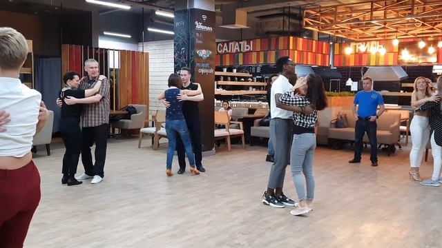 20200219 Bachata Workshop in Anyday Cafe Spb Russia video 4 смотреть онлайн