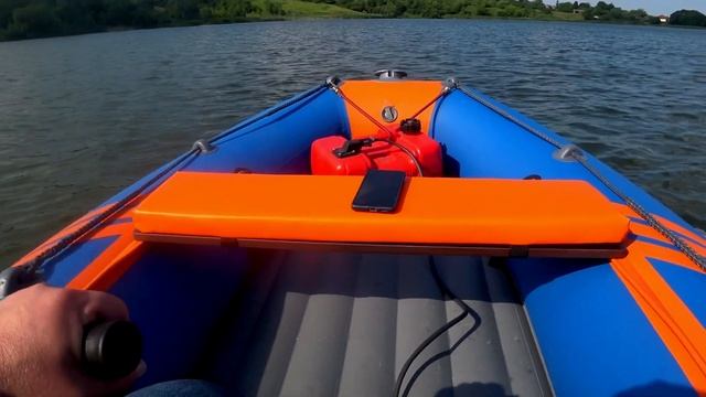 лодка ROGER "Trofey" 350 с моторами YAMAHA 3 и HIDEA 9,8 смотреть онлайн
