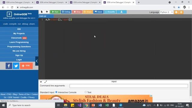 Weekly Coding - 57 - Amazon and Zoho - Remove characters of String2 from String1 in C and Python смотреть онлайн