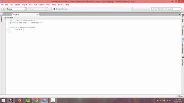 Creación de un inventario - Parte 4 - Tutorial Unity 3D JavaScript смотреть онлайн