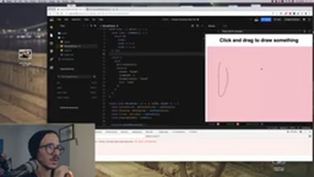 Drawing with your mouse using D3js and react hooks смотреть онлайн