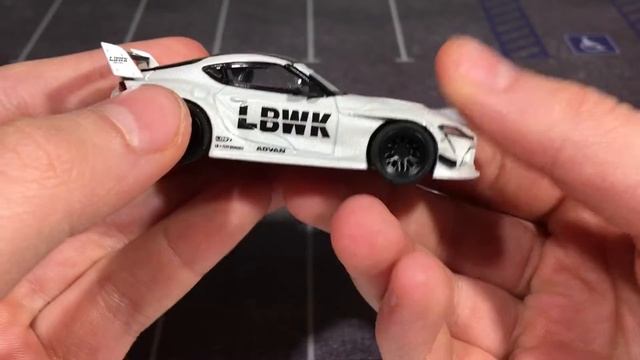 mini gt 1:64 liberty walk toyota supra (A90) смотреть онлайн