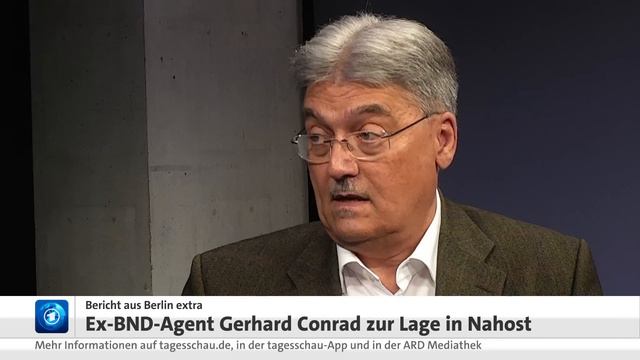 Fragen an den Ex-BND-Agenten Gerhard Conrad zur Lage in Nahost | Bericht aus Berlin extra смотреть онлайн