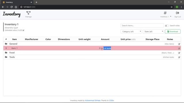 CS50x Final Project - Inventory смотреть онлайн