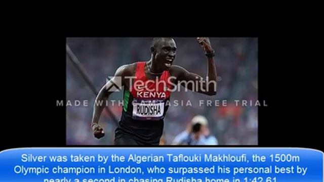 DAVID RUDISHA grabs GOLD MEDAL MEN'S 800M FINAL-Rio 2016 смотреть онлайн