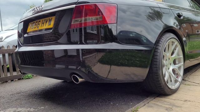 AUDI A6 C6 2.0 TFSI STRAIGHT PIPE COLD START EXHAUST 4K video смотреть онлайн