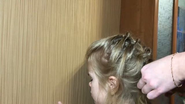 Нарядная прическа для девочки смотреть онлайн