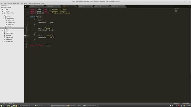 3. Create Link To Path & To Route Name - VueJS 2.x Routing смотреть онлайн