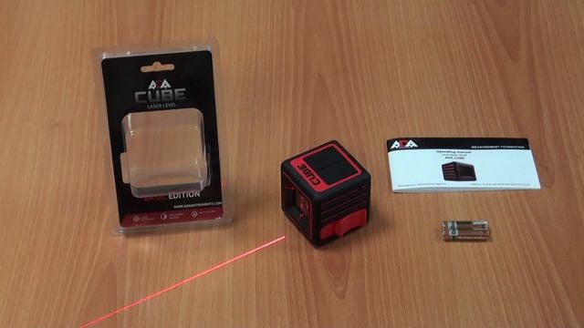 Лазерный уровень (построитель плоскостей, нивелир) ADA CUBE Basic смотреть онлайн