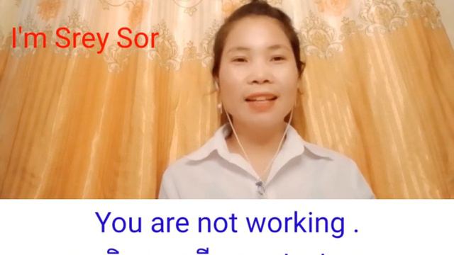 What is the present countinuos tens ? How to easy speak English with Srey Sor . смотреть онлайн